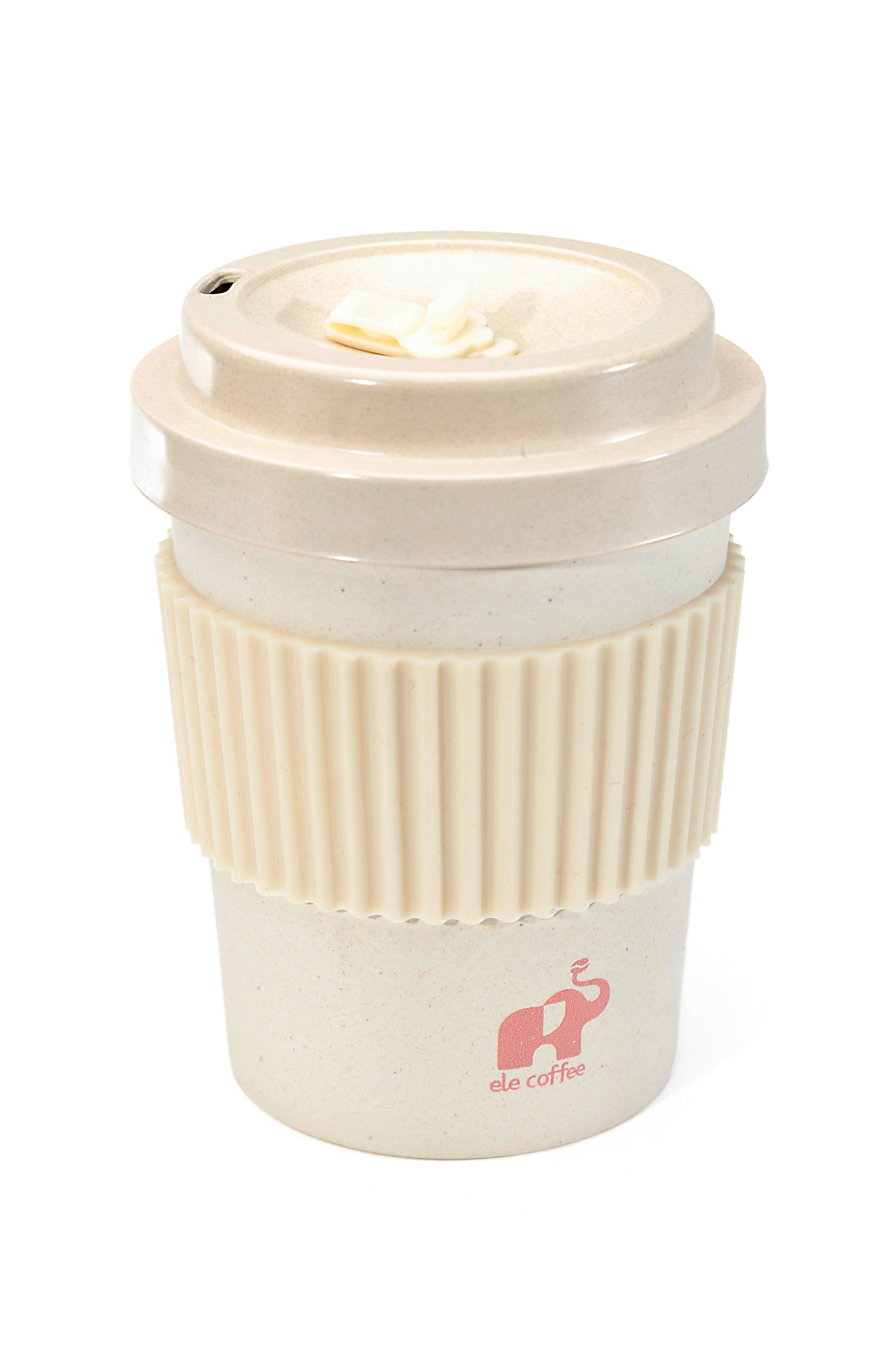 ELE Glass Tumbler with Lid & Straw