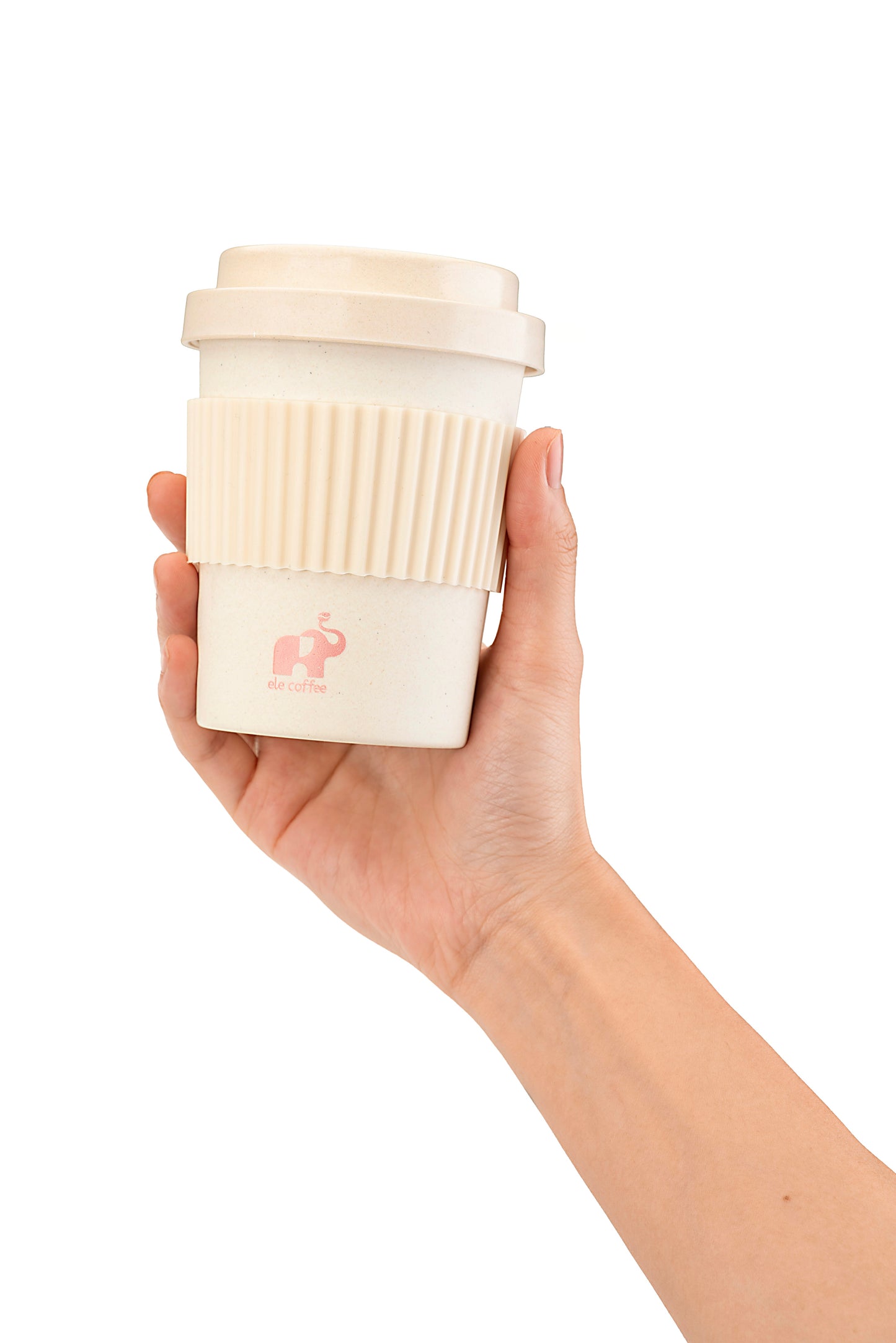 ELE Glass Tumbler with Lid & Straw