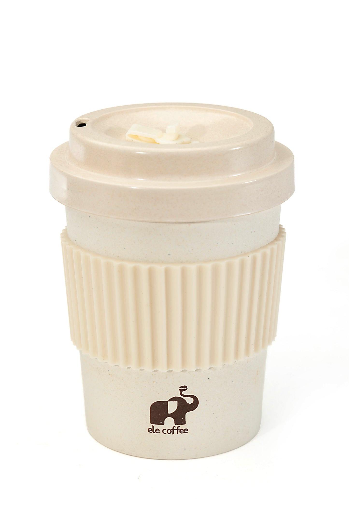 ELE Glass Tumbler with Lid & Straw