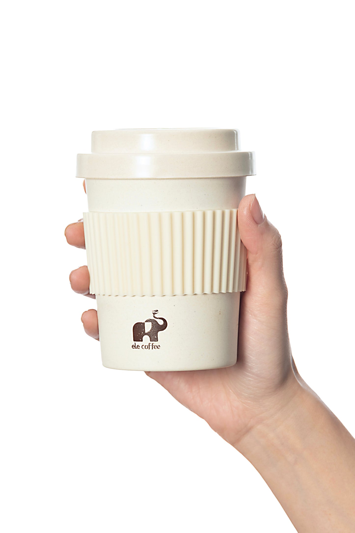 ELE Glass Tumbler with Lid & Straw