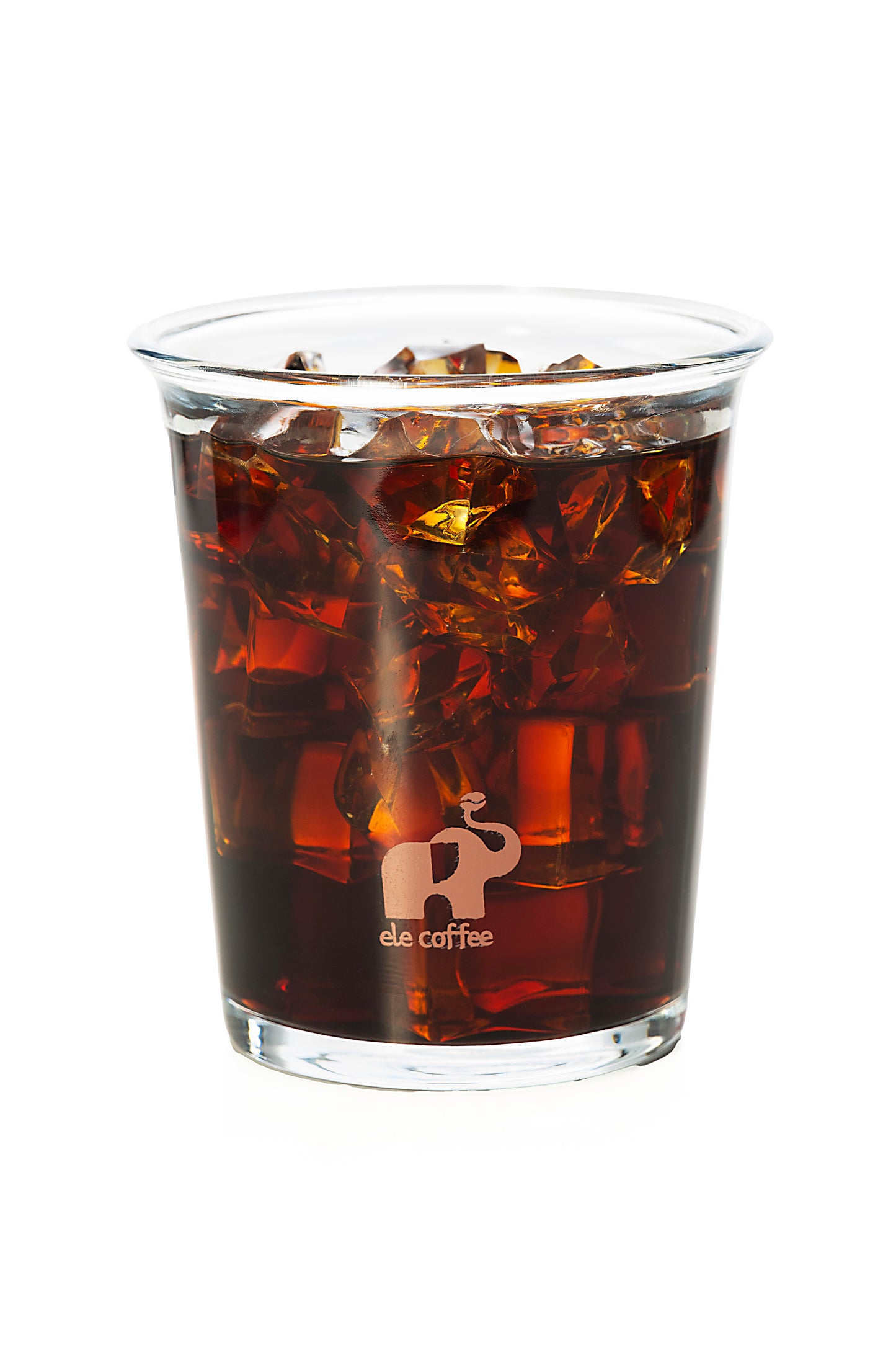 ELE Glass Tumbler with Lid & Straw