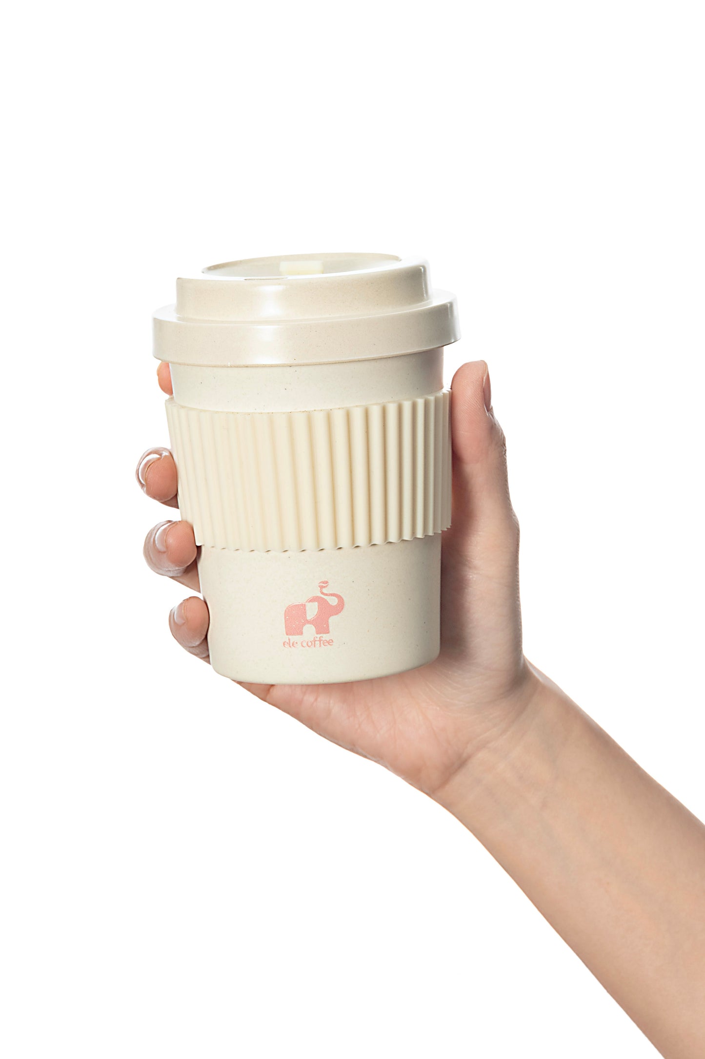 ELE Glass Tumbler with Lid & Straw